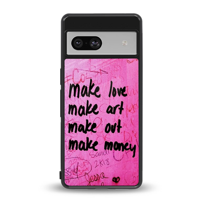 Make Magic back phone cover | glass case for google pixel 7a