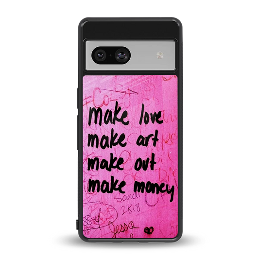 Make Magic back phone cover | glass case for google pixel 7