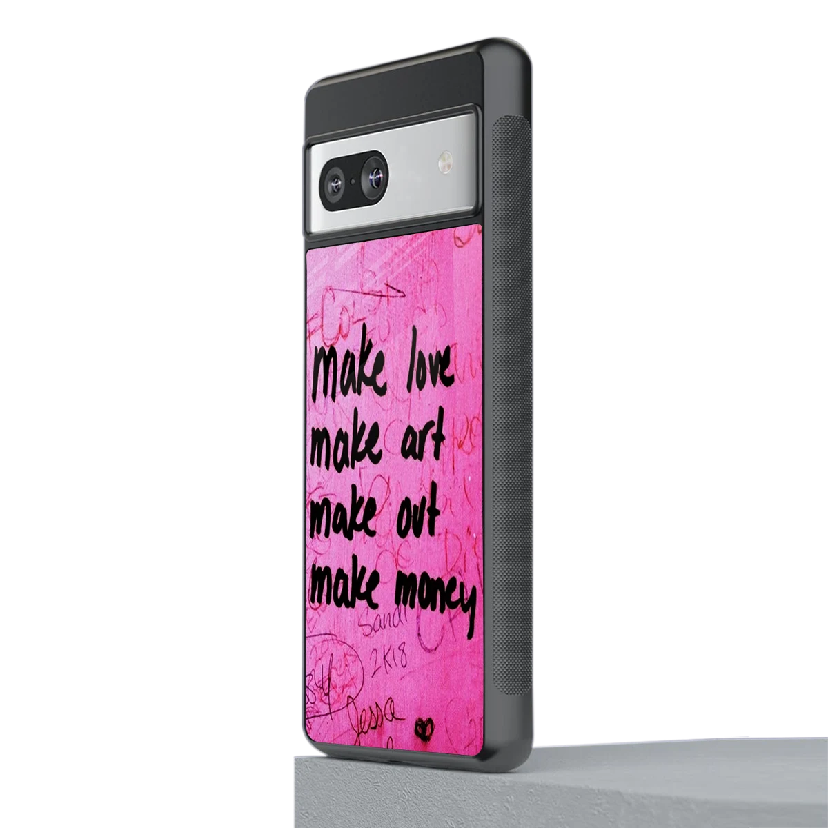 Make Magic stylish phone case for google pixel 7 | glossy glass and slim fit