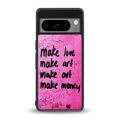 Make Magic back phone cover | glass case for google pixel 8 pro