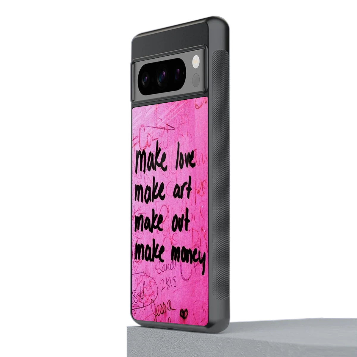 Make Magic stylish phone case for google pixel 8 pro | glossy glass and slim fit