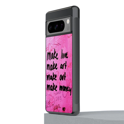 Make Magic stylish phone case for google pixel 8 pro | glossy glass and slim fit