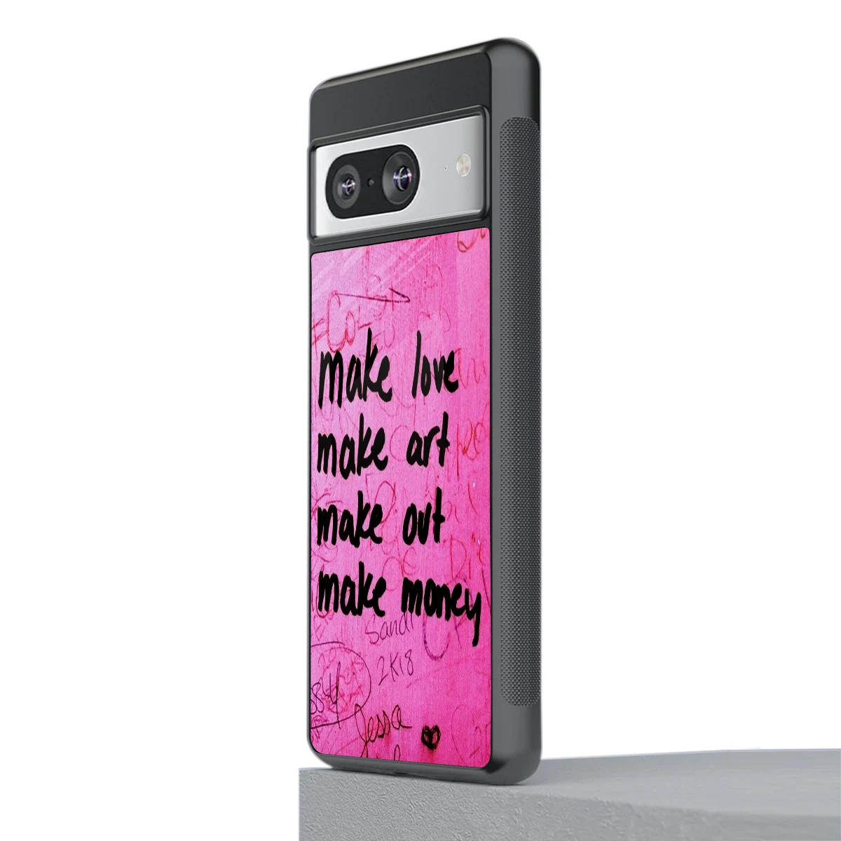 Make Magic stylish phone case for google pixel 8 | glossy glass and slim fit