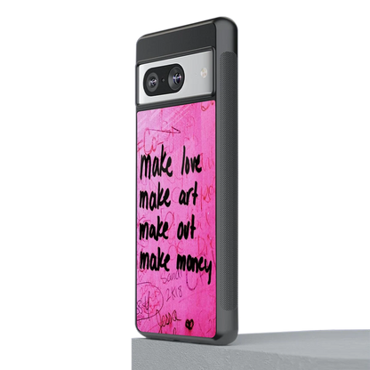 Make Magic stylish phone case for google pixel 8 | glossy glass and slim fit