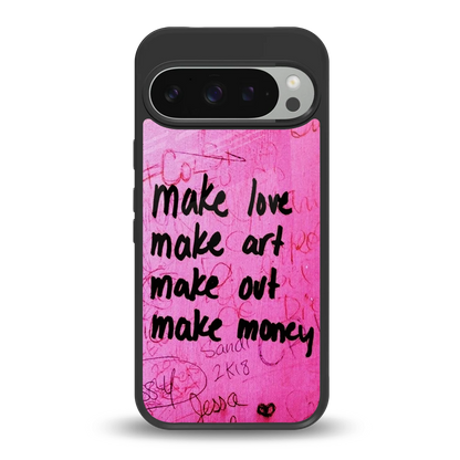 Make Magic back phone cover | glass case for google pixel 9 pro