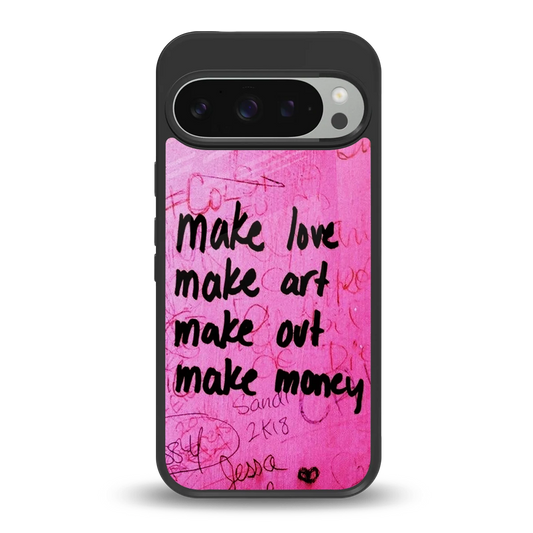 Make Magic back phone cover | glass case for google pixel 9 pro