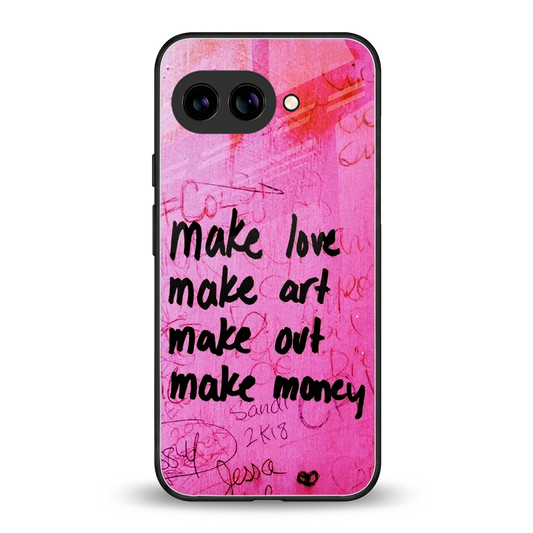 Make Magic back phone cover | glass case for google pixel 10a