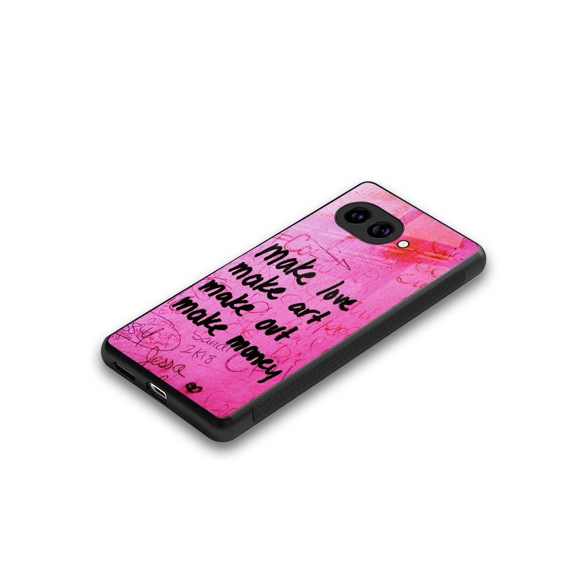 Make Magic stylish phone case for google pixel 10a | glossy glass and slim fit