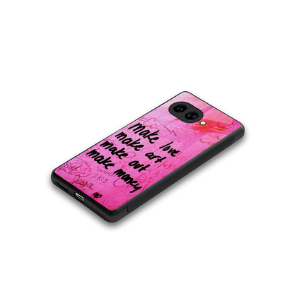 Make Magic stylish phone case for google pixel 10a | glossy glass and slim fit