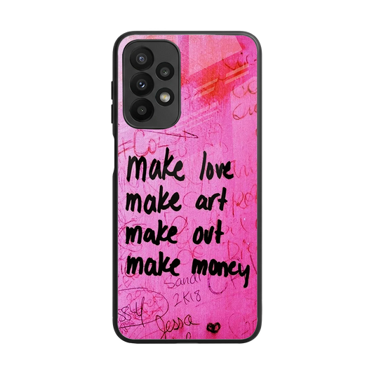 Make Magic back phone cover | glass case for samsung galaxy a23