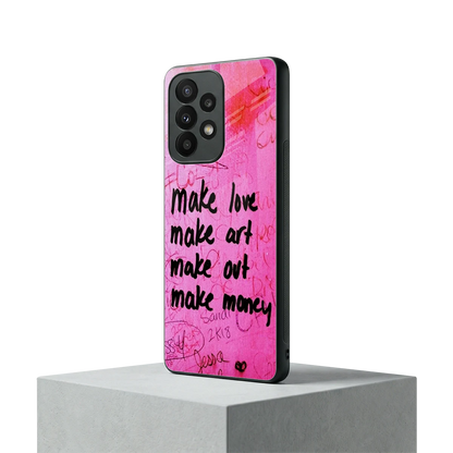 Make Magic samsung galaxy a23 mobile cover | shockproof glass phone case
