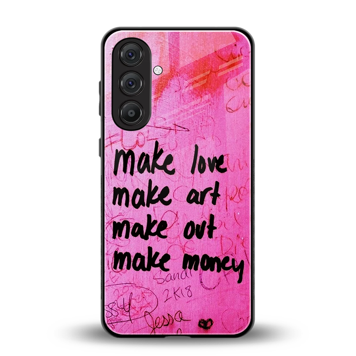 Make Magic back phone cover | glass case for samsung galaxy m35 5g