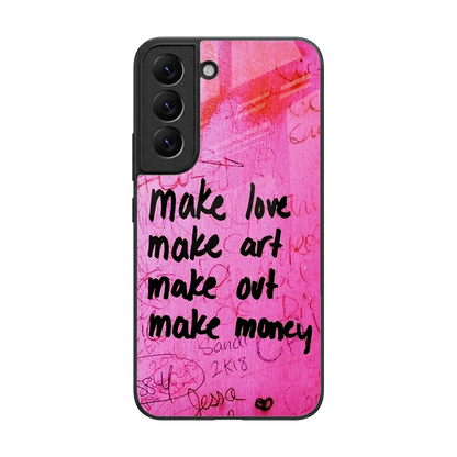 Make Magic back phone cover | glass case for samsung galaxy s22
