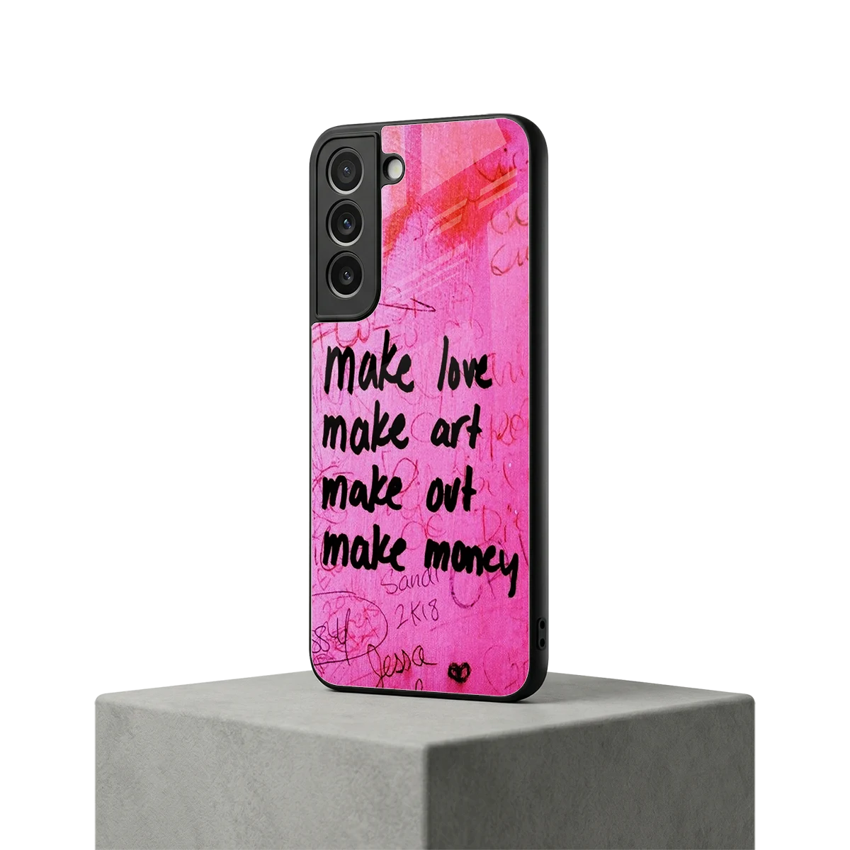 Make Magic samsung galaxy s22 mobile cover | shockproof glass phone case