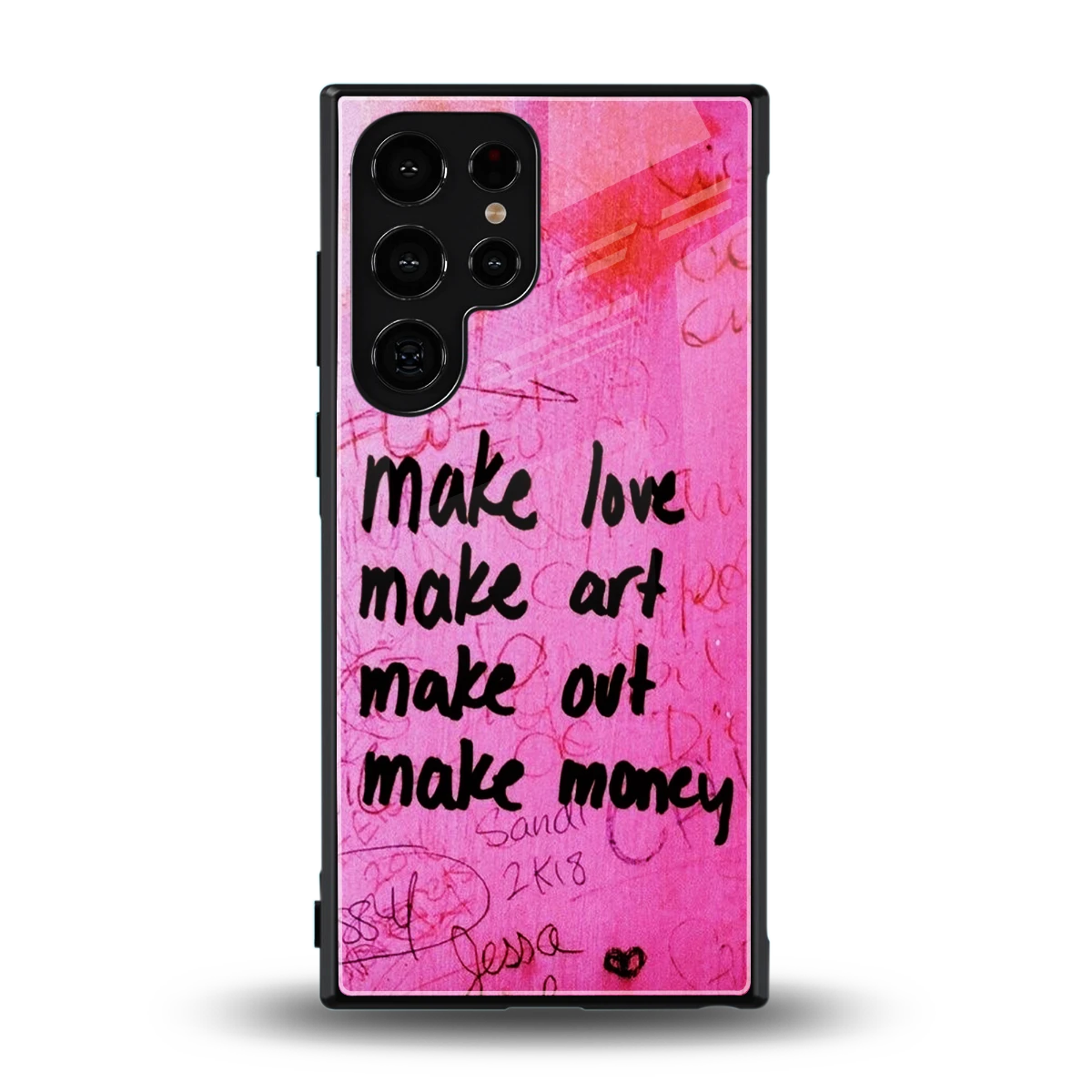 Make Magic back phone cover | glass case for samsung galaxy s24 ultra