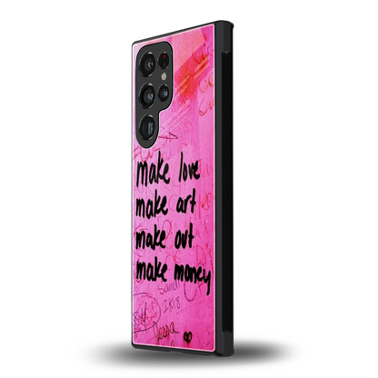 Make Magic samsung galaxy s24 ultra mobile cover | shockproof glass phone case