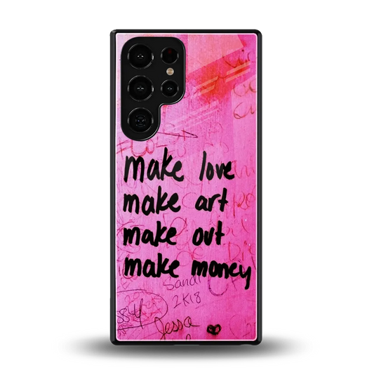 Make Magic back phone cover | glass case for samsung galaxy s25 ultra