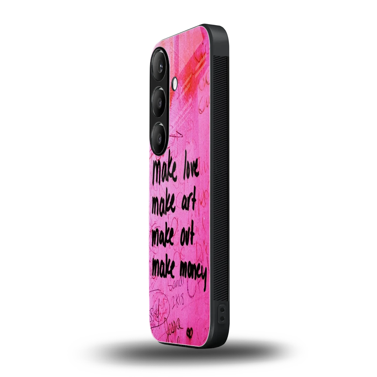 Make Magic samsung galaxy s23 fe mobile cover | shockproof glass phone case