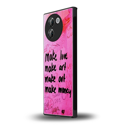 Make Magic vivo v30e mobile cover | shockproof glass phone case