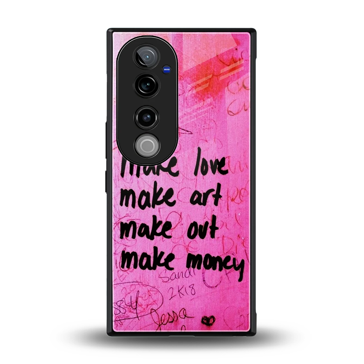 Make Magic back phone cover | glass case for vivo v40 pro