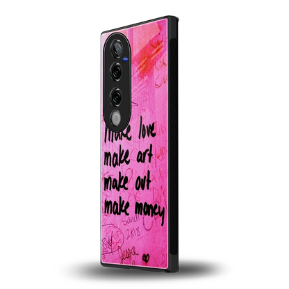 Make Magic vivo v40 pro mobile cover | shockproof glass phone case