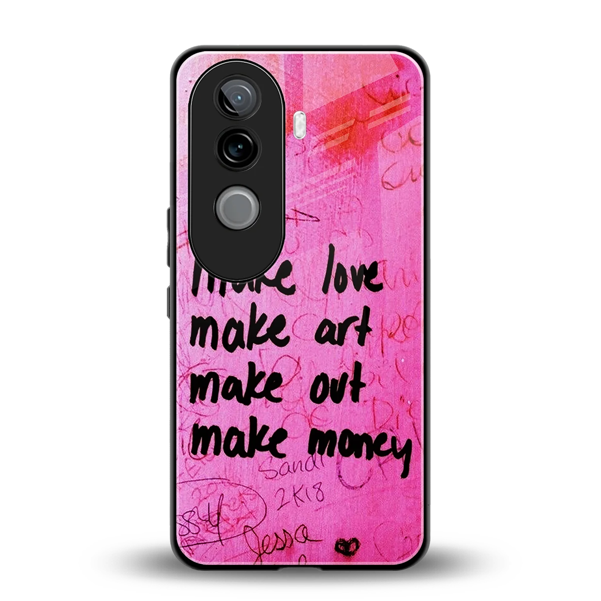 Make Magic back phone cover | glass case for vivo v40e
