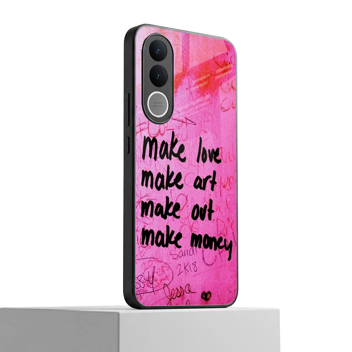 Make Magic vivo v70 fe mobile cover | shockproof glass phone case