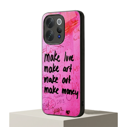 Make Magic vivo v70 mobile cover | shockproof glass phone case