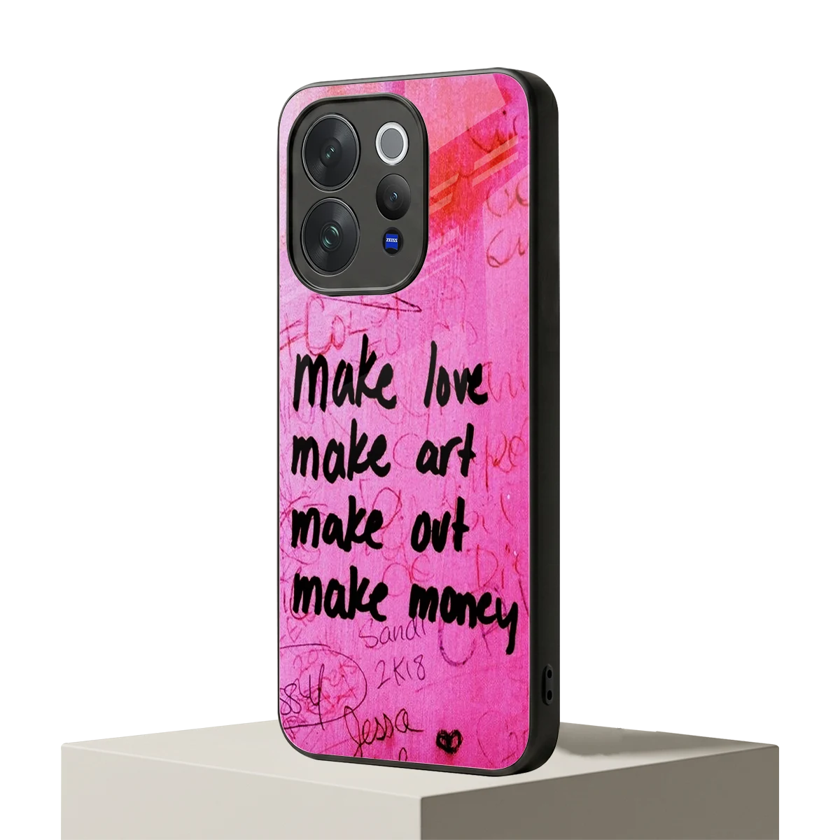 Make Magic vivo v70 elite mobile cover | shockproof glass phone case