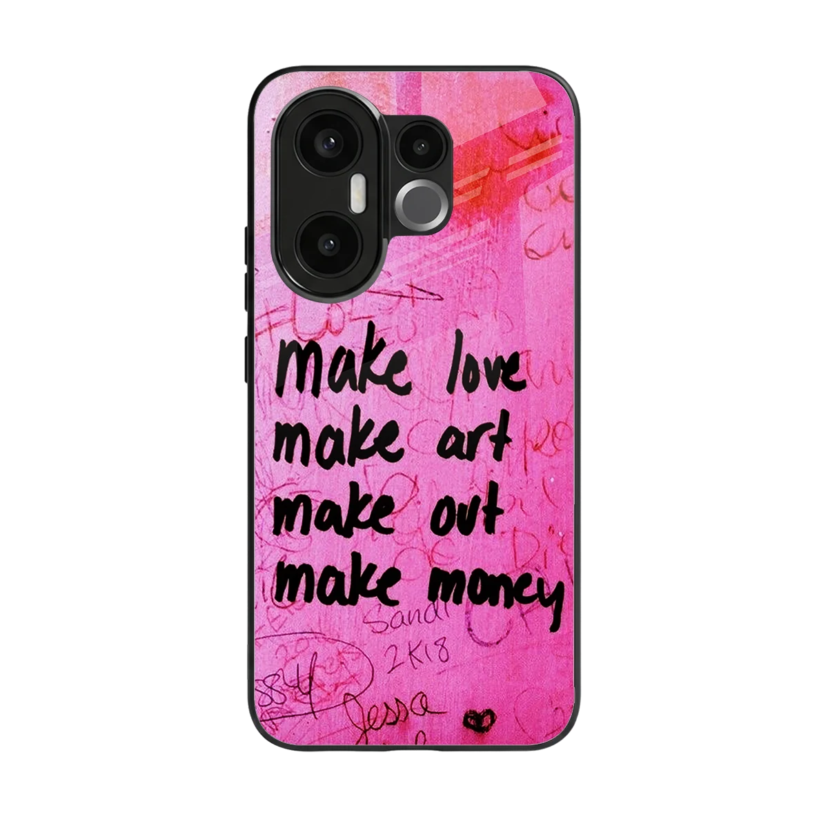 Make Magic back phone cover | glass case for vivo x200 fe
