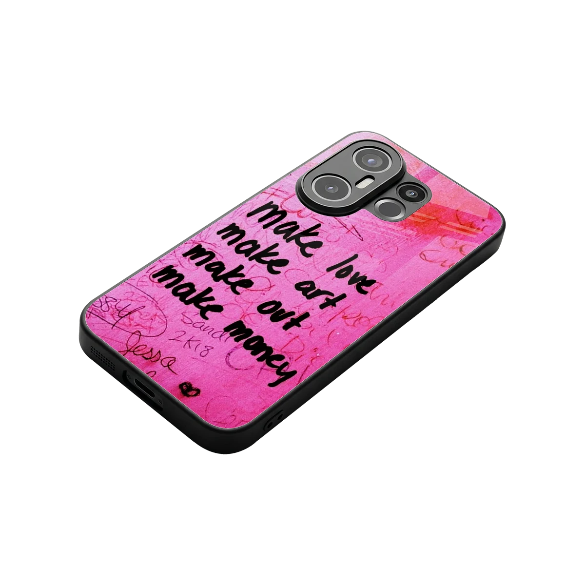 Make Magic stylish phone case for vivo x200 fe | glossy glass and slim fit