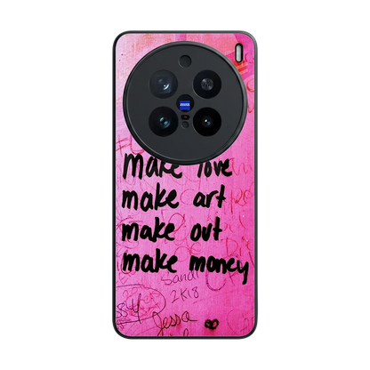 Make Magic back phone cover | glass case for vivo x200 pro