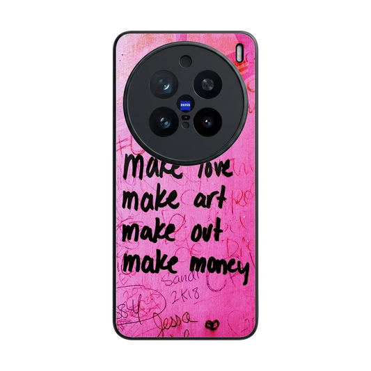 Make Magic back phone cover | glass case for vivo x200 pro