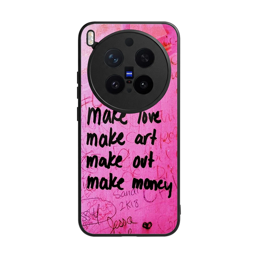 Make Magic back phone cover | glass case for vivo x300 pro