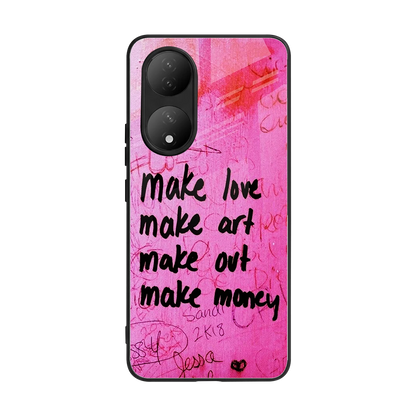 Make Magic back phone cover | glass case for Vivo-y100