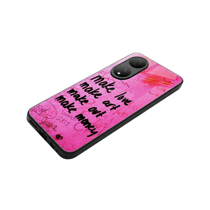 Make Magic stylish phone case for Vivo-y100 | glossy glass and slim fit