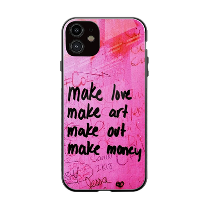 Make Magic back phone cover | glass case for iphone 12