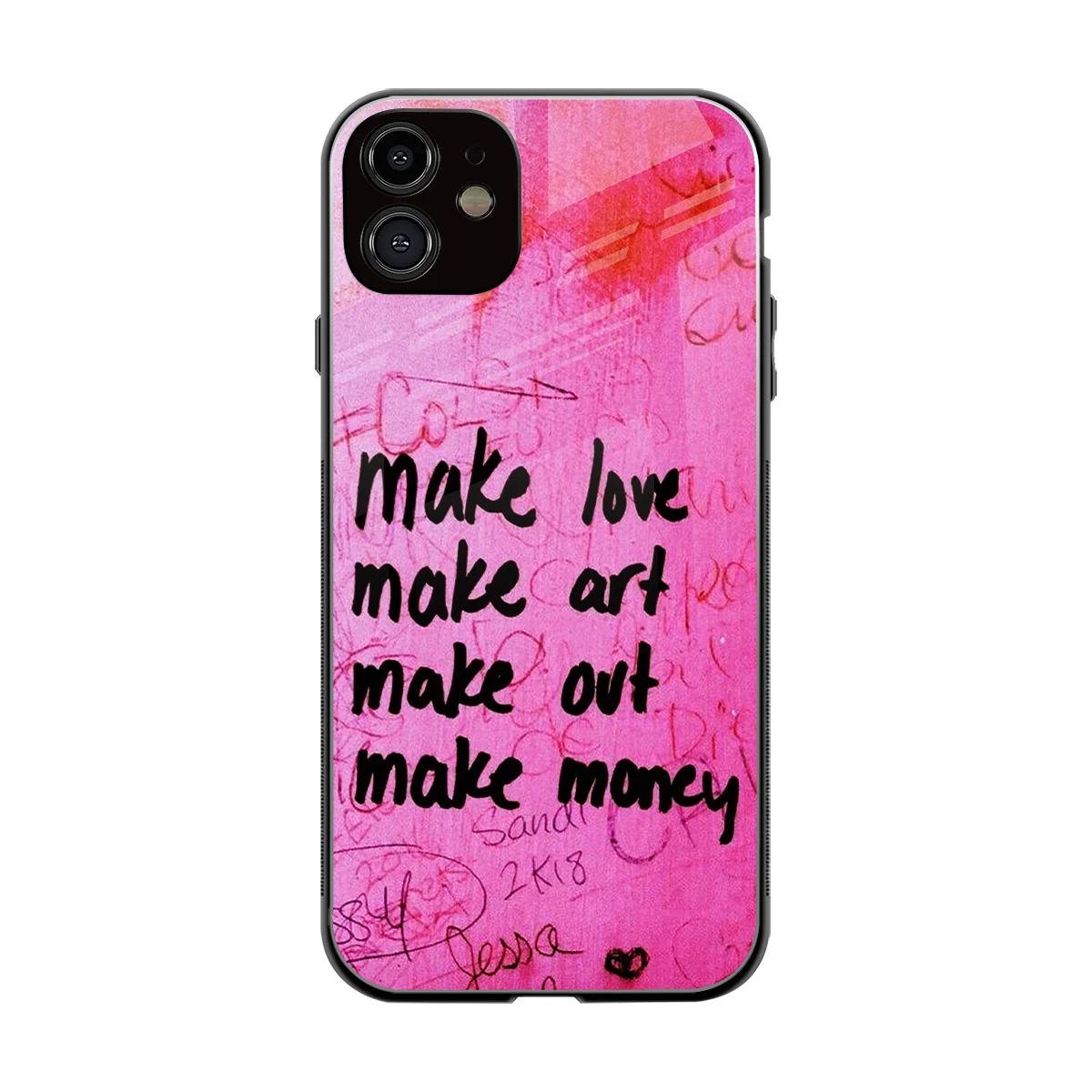 Make Magic back phone cover | glass case for iphone 11