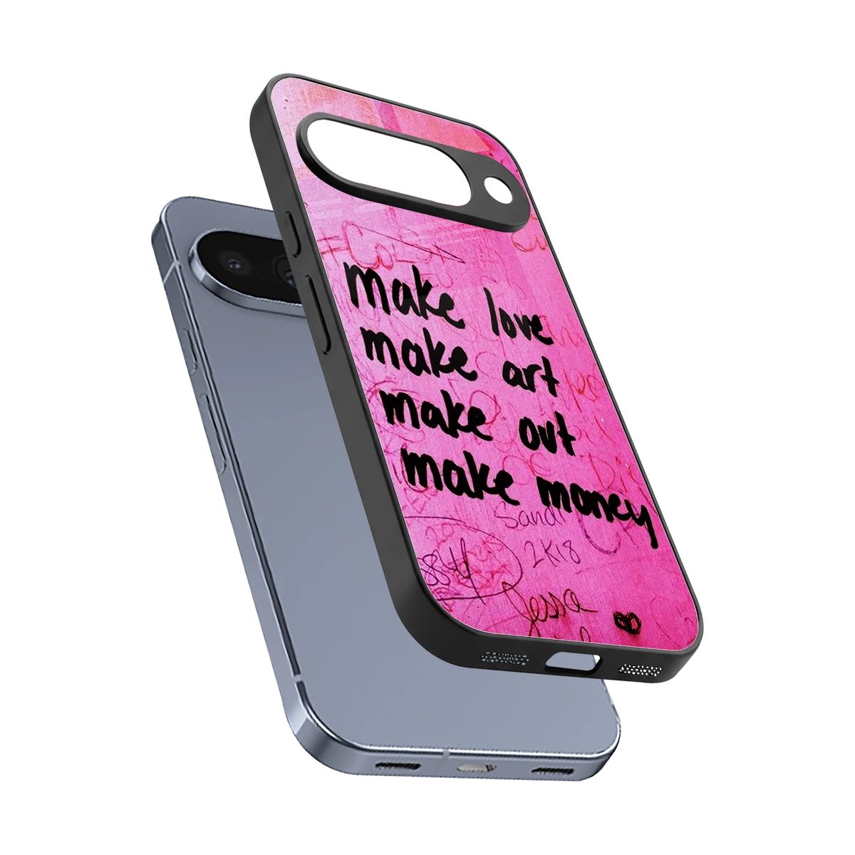 Make Magic sleek google pixel 10 cover with tempered glass back and TPU edges
