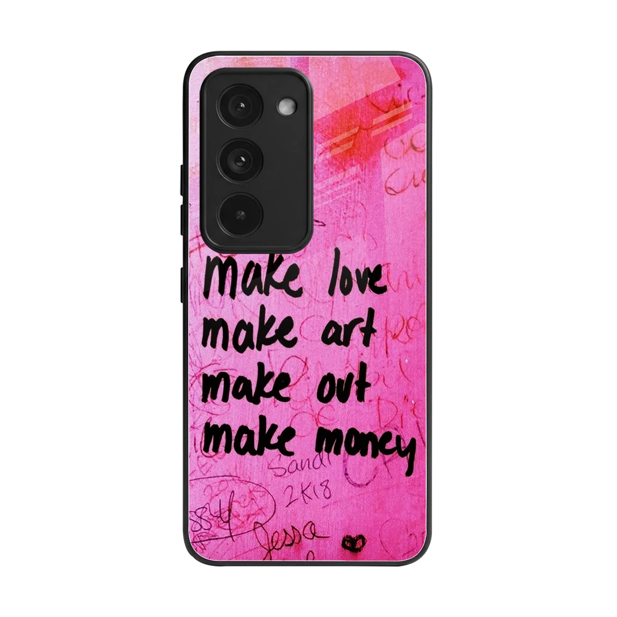 Make Magic back phone cover | glass case for redmi 15 5g