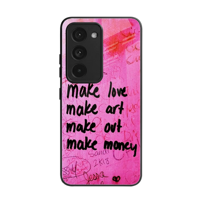 Make Magic back phone cover | glass case for redmi 15 5g