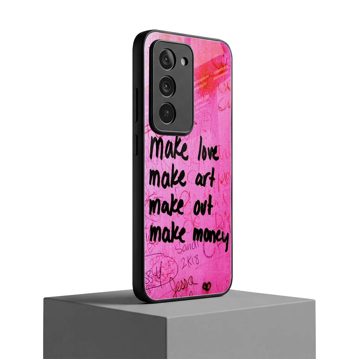 Make Magic redmi 15 5g mobile cover | shockproof glass phone case