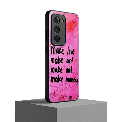 Make Magic redmi 15 5g mobile cover | shockproof glass phone case