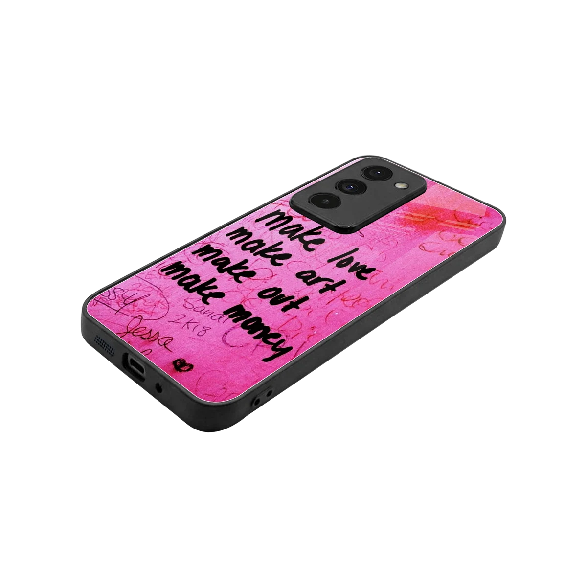 Make Magic stylish phone case for redmi 15 5g | glossy glass and slim fit
