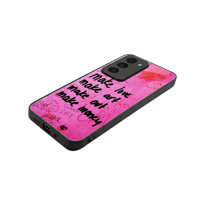 Make Magic stylish phone case for redmi 15 5g | glossy glass and slim fit