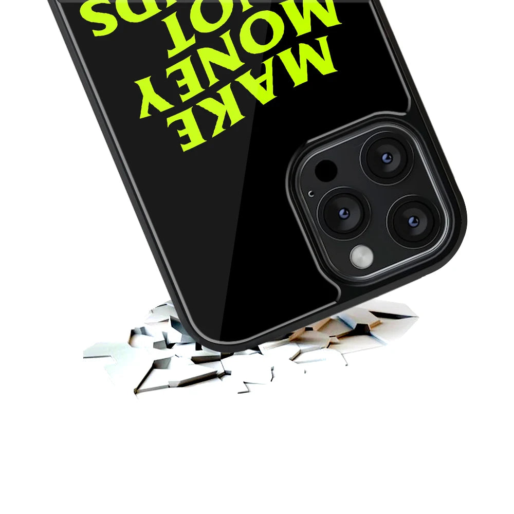 Durable Glass Back Mobile Case for iPhone, Samsung, OnePlus, Google Pixel, Redmi, Vivo, Oppo