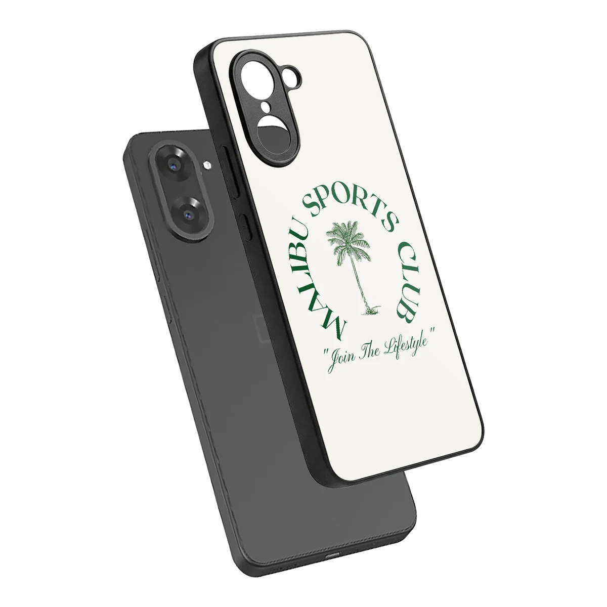 Malibu Sports Club sleek oneplus nord ce5 5g cover with tempered glass back and TPU edges