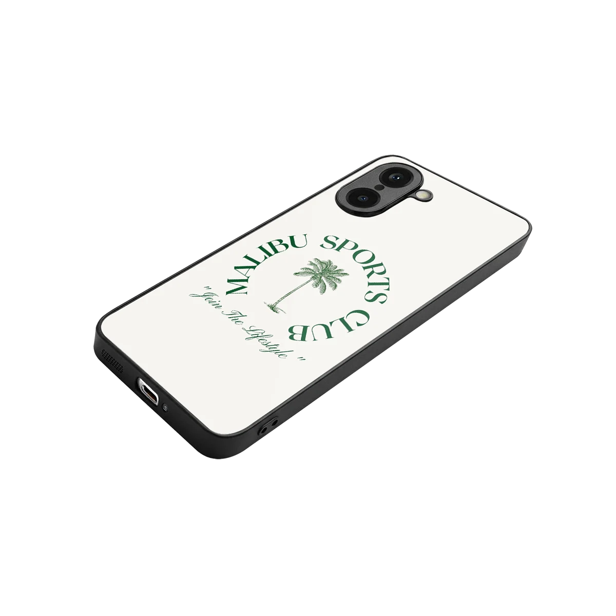 Malibu Sports Club stylish phone case for oneplus nord ce5 5g | glossy glass and slim fit