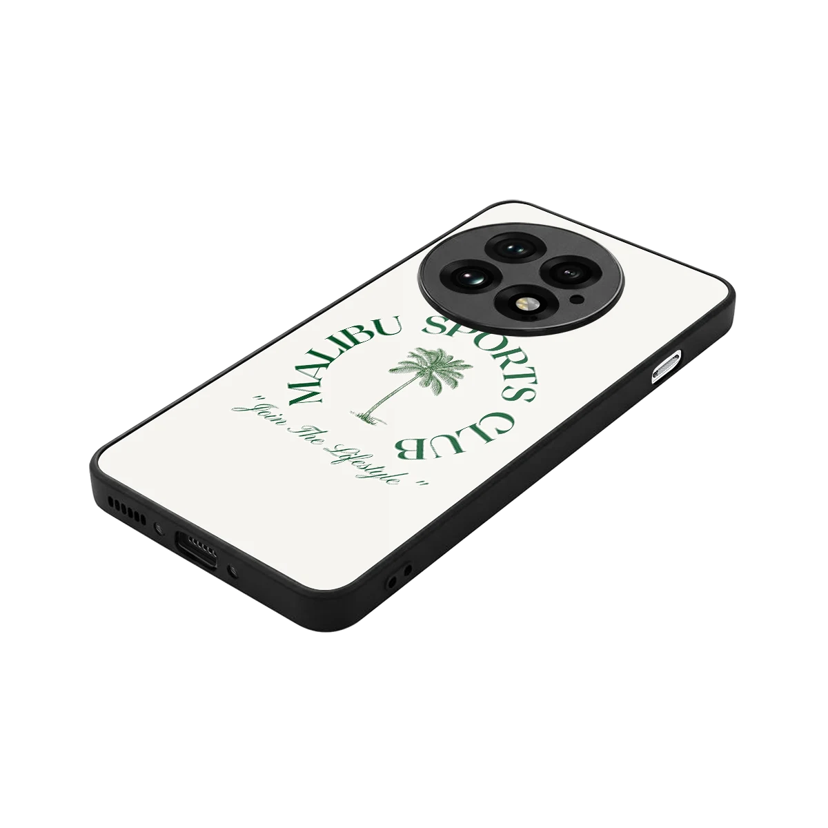 Malibu Sports Club stylish phone case for oneplus 13 | glossy glass and slim fit