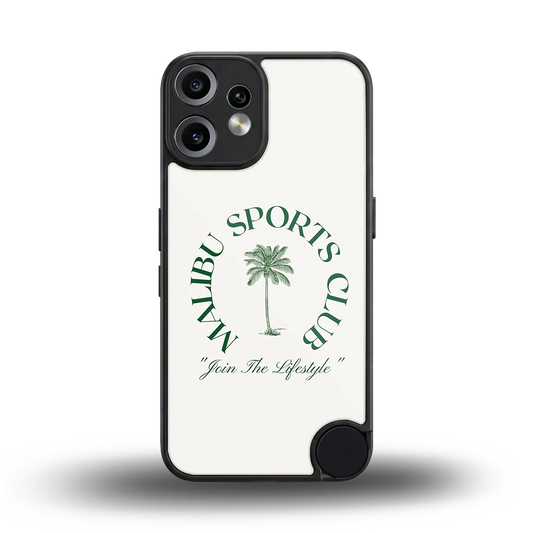 Malibu Sports Club back phone cover | glass case for cmf nothing phone 2 pro